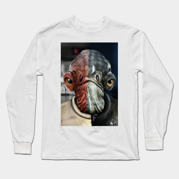 Ackbar&Raddus Long Sleeve T-Shirt by @Isatonic